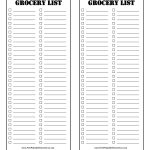 001 Printable Shopping List Template Grocery ~ Ulyssesroom   Free Printable Shopping List