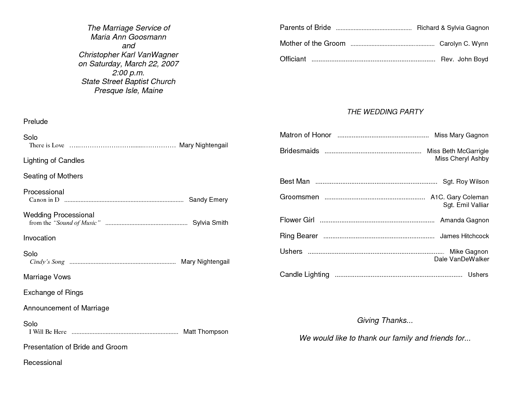 Catholic Funeral Mass Booklet Template Example Simple Funeral Order
