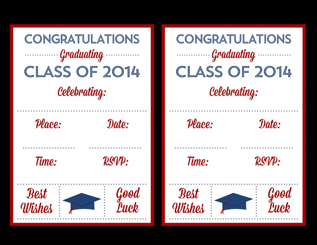 002 Graduation Invitation Templates Template Ideas Free Printable - Free Printable Graduation Invitations 2014