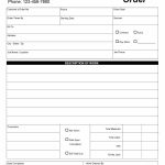 004 Template Ideas Order Form Free Printable ~ Ulyssesroom   Free Printable Work Order Template