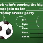 005 Template Ideas Football Party Invitations Templates Free Soccer   Free Printable Sports Birthday Invitation Templates