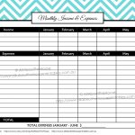 006 Printable Monthly Budget Template Trend ~ Ulyssesroom   Free Printable Monthly Budget