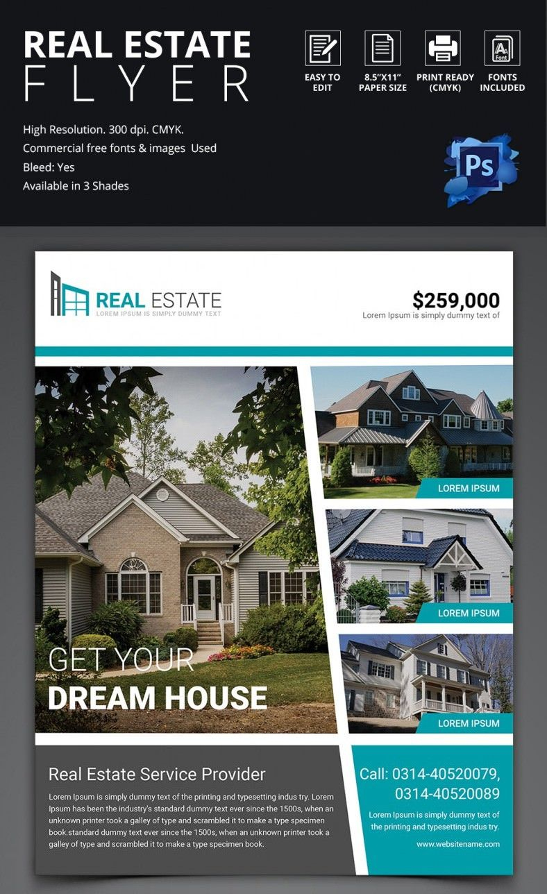 006 Real Estate Flyers Templates Free Template Ideas ~ Ulyssesroom - Free Printable Real Estate Flyer Templates