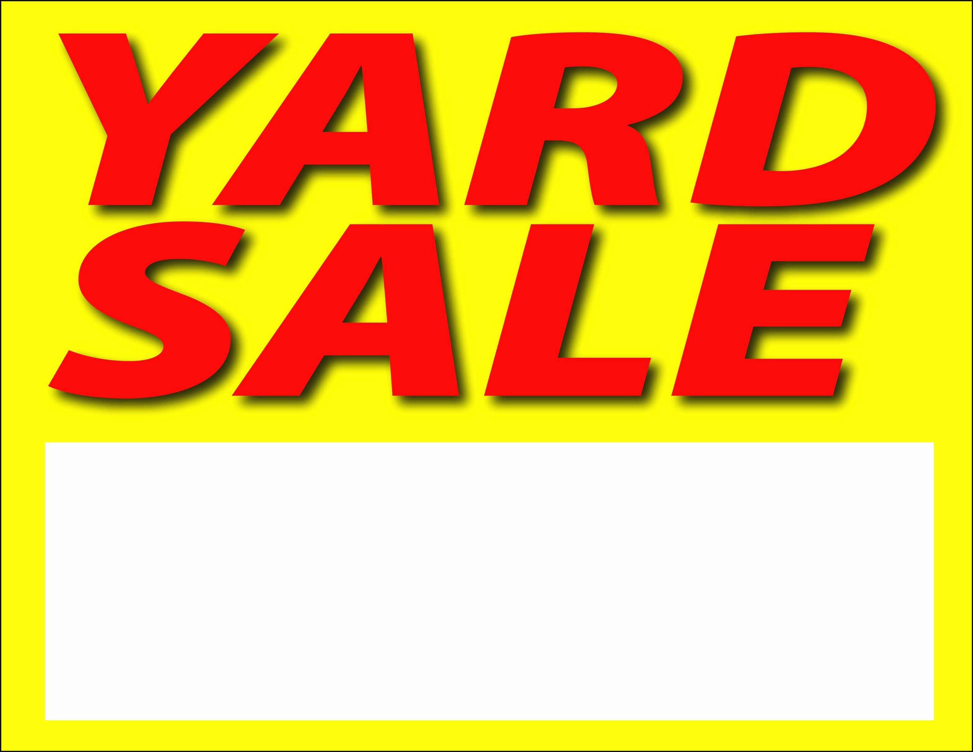 008 Yard Sale Signs Templates Sign Template Beautiful Examples - Free Printable Yard Sale Signs