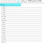 009 Free Printable Daily Schedule Template ~ Ulyssesroom   Free Printable Daily Schedule