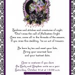009 Template Ideas Free Halloween Invite ~ Ulyssesroom   Free Printable Halloween Wedding Invitations