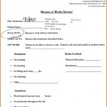 010 Doctors Note Template For Work Ideas Free Printable ~ Ulyssesroom   Free Printable Doctors Excuse For School