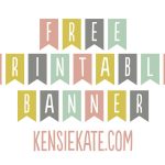 011 Free Printable Banner Template Ideas Inch White ~ Ulyssesroom   Welcome Back Banner Printable Free