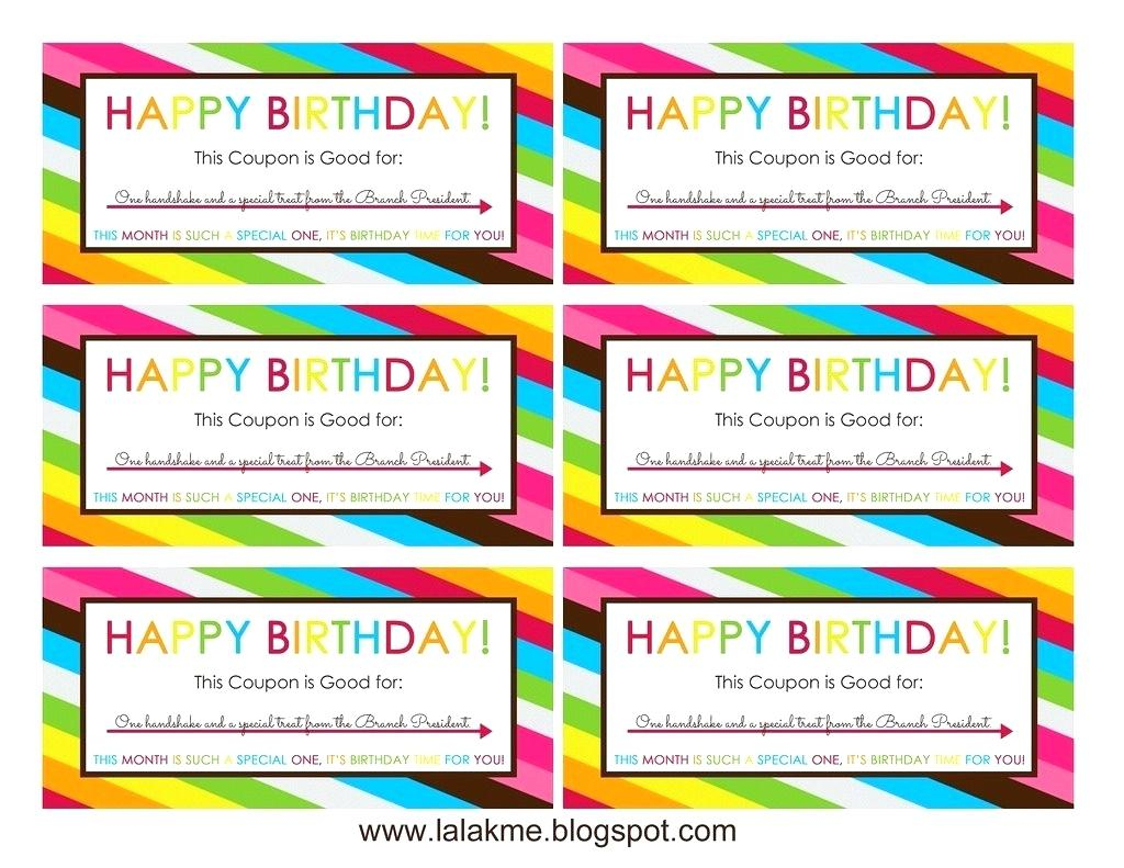 012 Happy Birthday Certificate Template Blank Coupon Within Coupons - Free Printable Blank Birthday Coupons