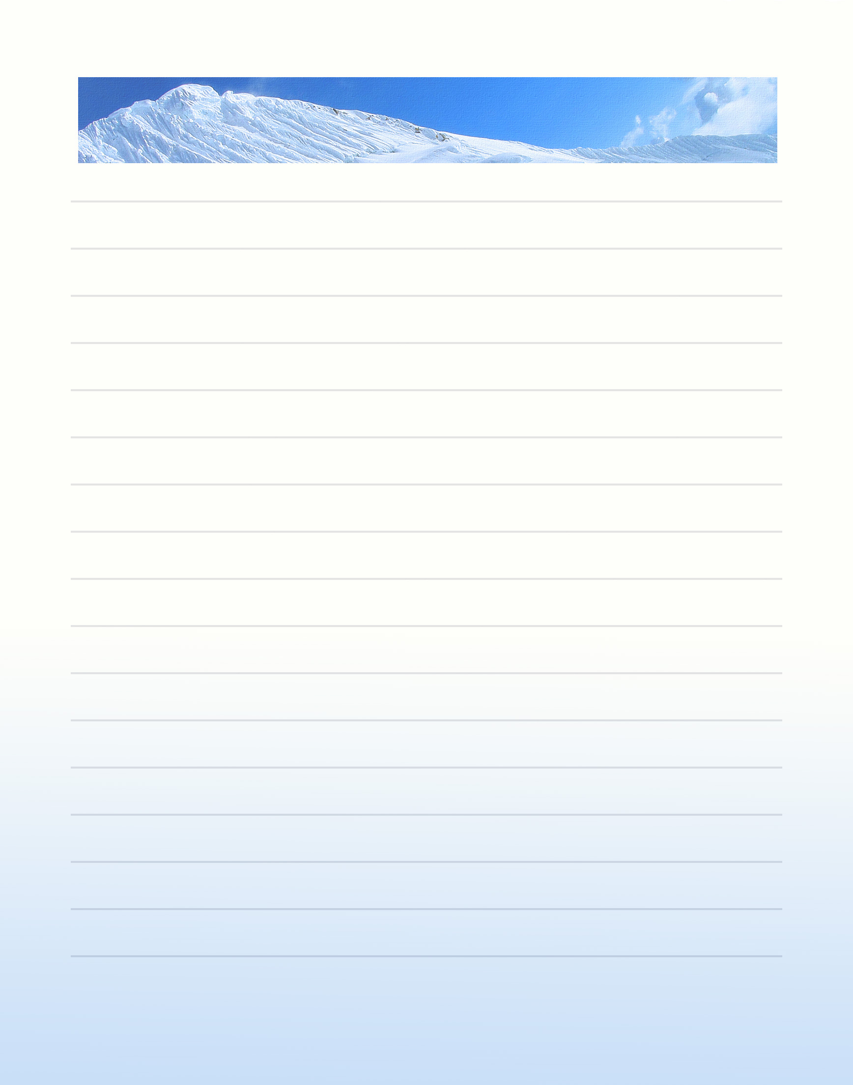 012 Winter Free Printable Stationery Template ~ Ulyssesroom - Free Printable Winter Stationery