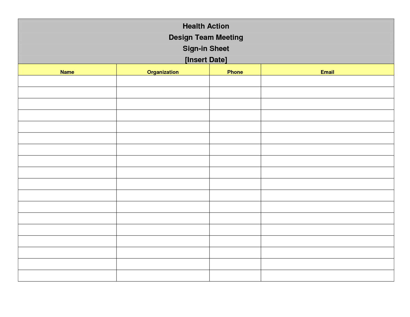 014 Sign In Sheet Templates Template Free Meeting ~ Ulyssesroom - Free Printable Sign In Sheet