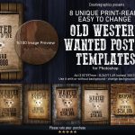 015 Old Western Wanted Poster Templates   Free Printable Wanted Poster Old West