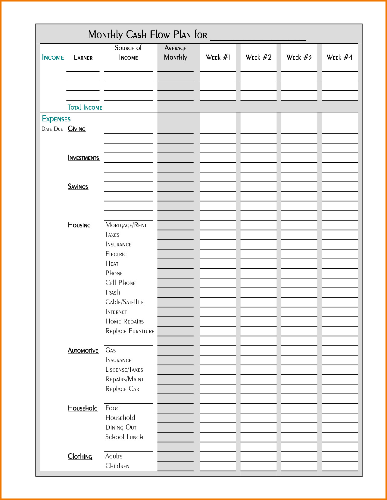 015 Template Ideas Free Small Business Budget Excel New Printable - Free Budget Printable Template