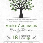 016 Family Reunion Invitations Templates Old Printable   Free Printable Family Reunion Invitations