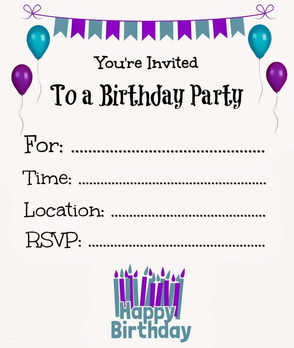 016 Template Ideas Invitations Templates Free ~ Ulyssesroom - 21St Birthday Invitation Templates Free Printable