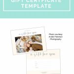019 Printable Photography Gift Certificate Template Awesome Ideas   Free Printable Photography Gift Certificate Template