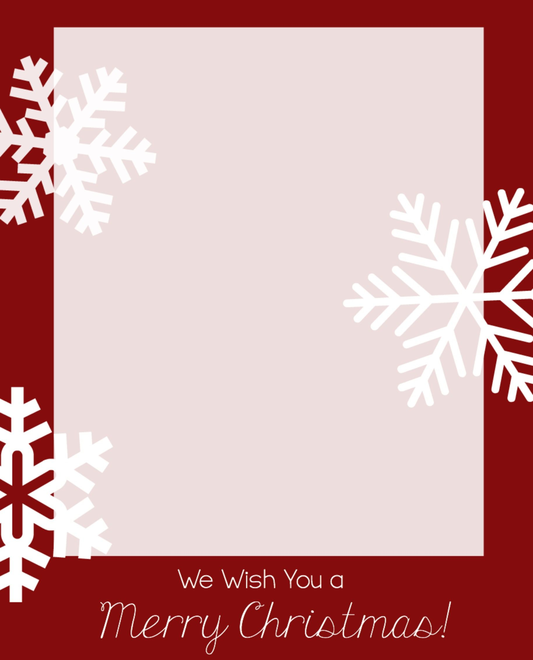 Free Printable Christmas Cards With Photo Insert Free Printable