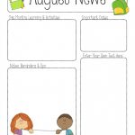 026 Template Ideas Free Printable Newsletter Templates For Teachers   Free Printable Preschool Newsletter Templates