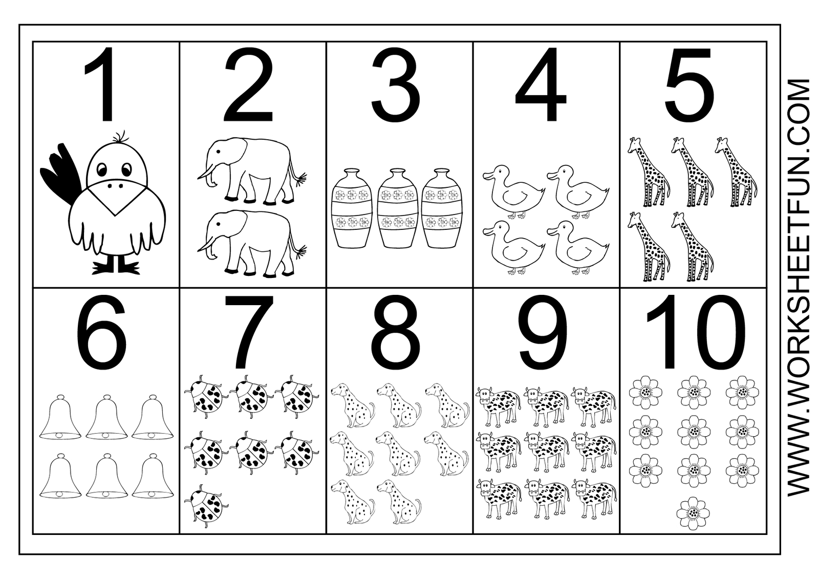1-10 Worksheets | Numbers 1 10 Printable Worksheet | Teacher - Free Printable Numbers 1 10