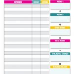 10 Budget Templates That Will Help You Stop Stressing About Money   Free Printable Monthly Budget