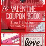 10 Valentines Day Coupon Book Free Printables!   Free Printable Homemade Coupon Book