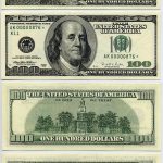 100 Dollar Bill Printable Actual Size | Clipart 100 Dollar Bill   Free Printable Million Dollar Bill