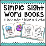 104 Simple Sight Word Books In Color & B/w   The Measured Mom   Free Printable Kindergarten Reading Books