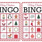 11 Free, Printable Christmas Bingo Games For The Family   Free Printable Personalized Christmas Invitations