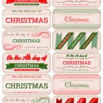 12 Days Of Christmas Tags   Free Download! | Decking The Halls With   Free Printable 12 Days Of Christmas Gift Tags