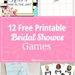 12 Free Printable Bridal Shower Games | Party Time | Pinterest   Free Printable Bridal Shower Games And Activities