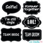 12 Lovely Wedding Photo Booth Props Printable Pdf For 2018 – Wedding   Free Photo Booth Props Printable Pdf