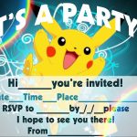 12 Superb Pokemon Birthday Invitations | Kittybabylove   Free Printable Pokemon Birthday Invitations