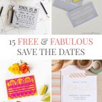 15 Free Printable Save The Dates | Southbound Bride   Free Printable Save The Date