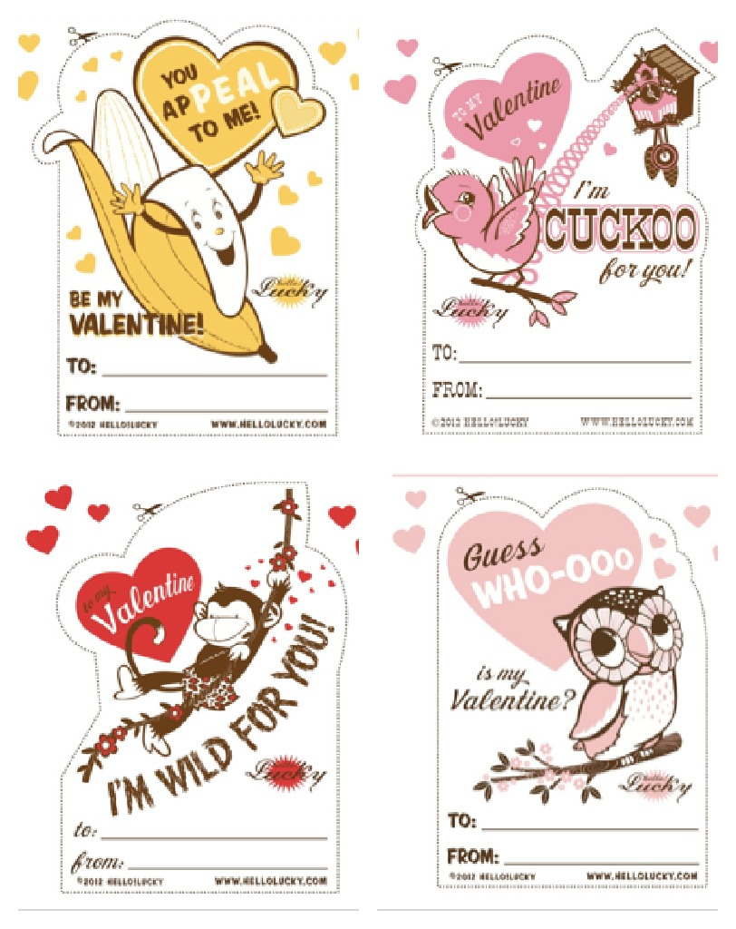 15 Of The Best Free Printable Valentine&amp;#039;s Cards For The Classroom - Free Printable Valentine Cards For Kids