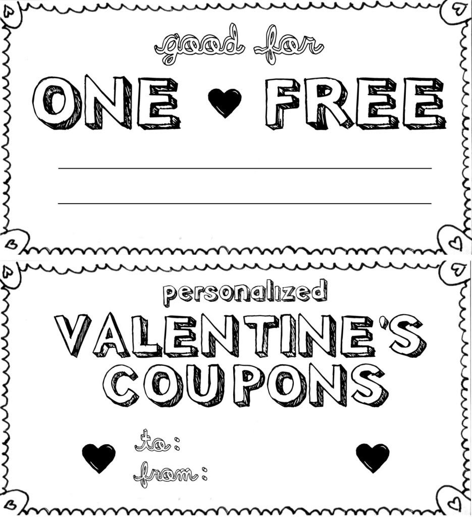 15 Sets Of Free Printable Love Coupons And Templates - Free Printable Coupon Templates