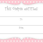15 Sets Of Free Printable Love Coupons And Templates   Free Printable Love Certificates For Him