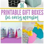 16 Free Printable Gift Boxes For Last Minute Wrappers   Free Printable Gift Boxes