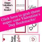16 Free Printable Valentine's Bookmarks Perfect For Beginning   Free Printable Valentine Bookmarks