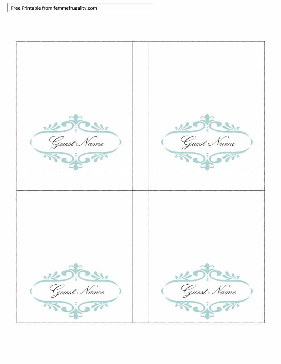 16 Printable Table Tent Templates And Cards - Template Lab - Free Printable Tent Cards Templates
