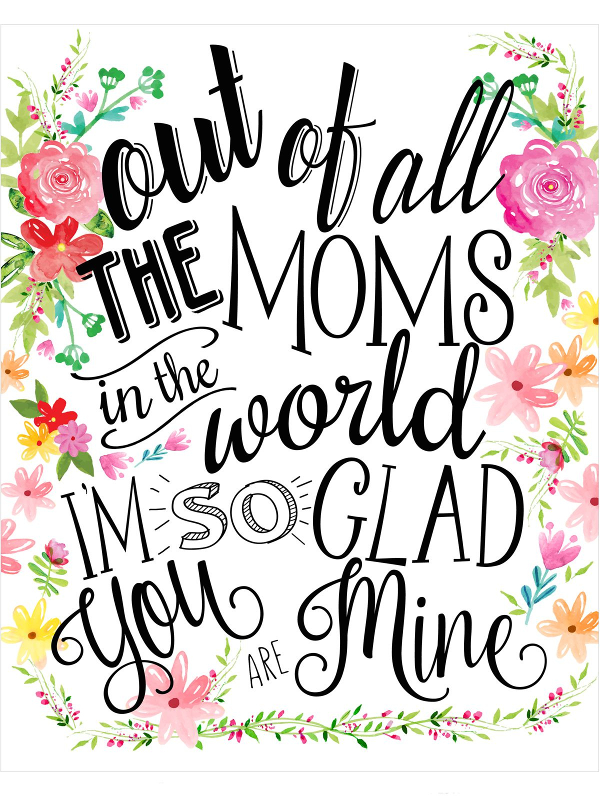 18 Mothers Day Cards - Free Printable Mother&amp;#039;s Day Cards - Free Printable Mothers Day Cards No Download
