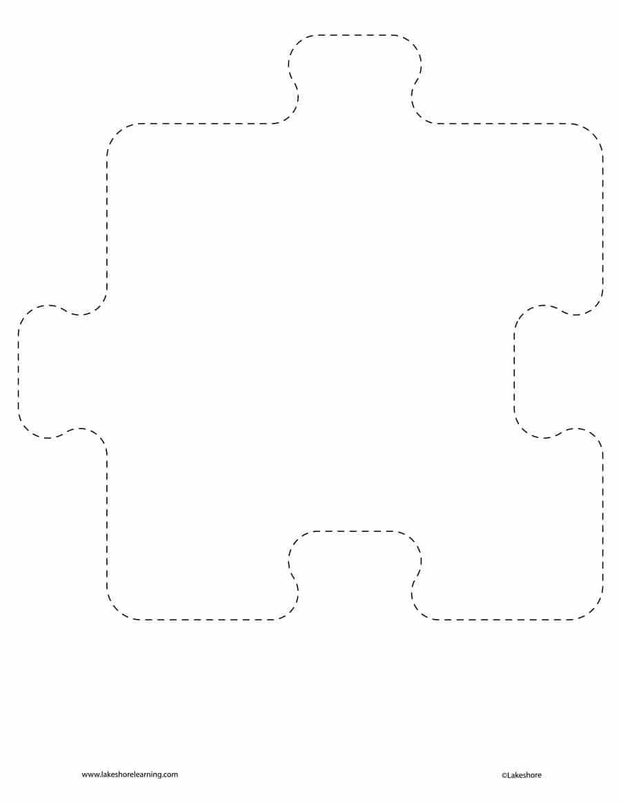19 Printable Puzzle Piece Templates - Template Lab - Free Blank Printable Puzzle Pieces