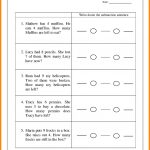 1St Grade Math Worksheets Free Word Problems Download Them And Try   Free Printable Math Worksheets Word Problems First Grade