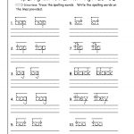 1St Grade Spelling Worksheets Free Printables Wonders First Grade   Free Printable Spelling Practice Worksheets