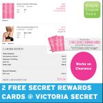 2 Free Secret Rewards Cards @ Victoria Secret   Simple Coupon Deals   Free Printable Coupons Victoria Secret