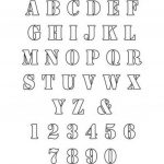 2 Inch Letter Stencils To Print Free Alphabet Letter Stencils To In   One Inch Stencils Printable Free