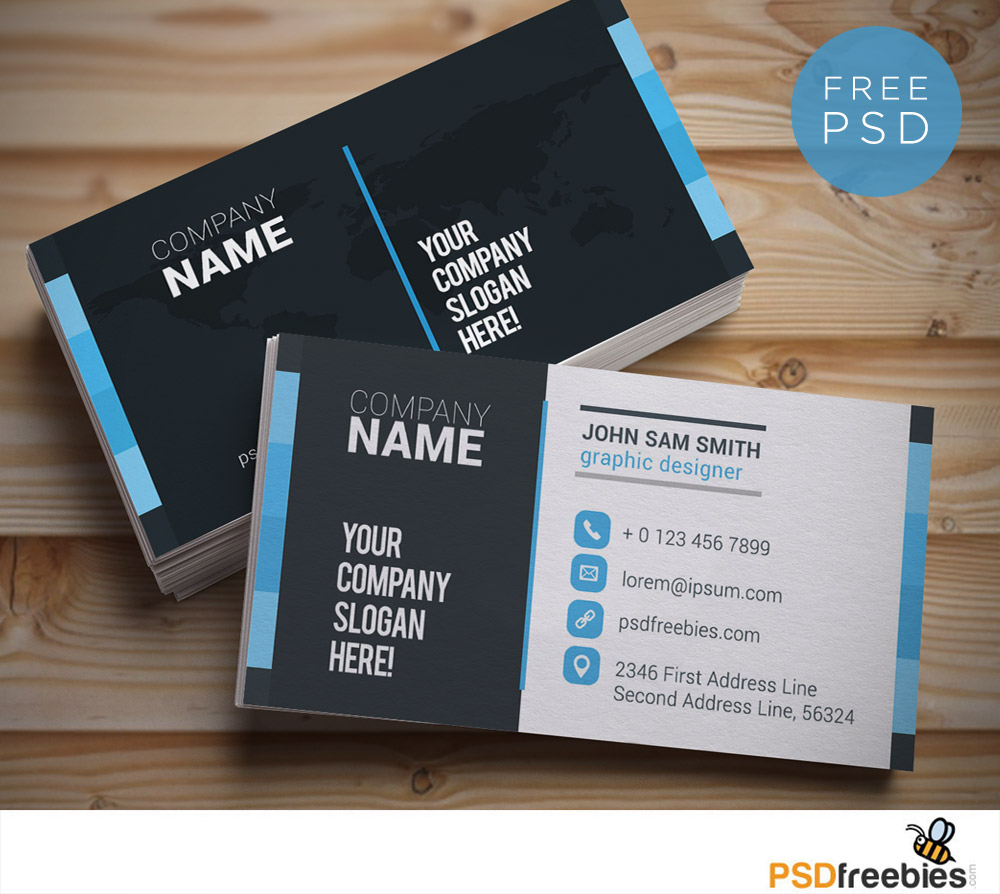 20+ Free Business Card Templates Psd - Download Psd - Free Printable Personal Cards