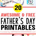 20+ Free Father's Day Printables   Happiness Is Homemade   Free Printable Fathers Day Cards For Preschoolers