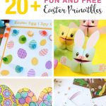 20+ Fun And Free Easter Printables For Kids | The Craft Train   Free Printable Easter Decorations