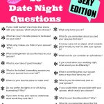 20 Sexy Date Night Questions   Free Printable   Free Printable Compatibility Test For Couples