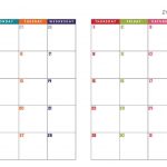 2018 Monthly Planner | Free Printable Calendar, 2 Page Spread   Free Printable Monthly Planner